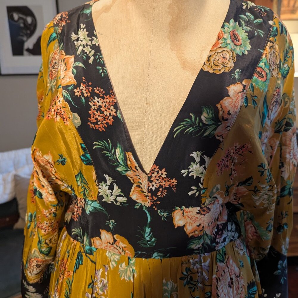 Anthropologie Summer maxi dress 8 petite - Picture 3 of 4